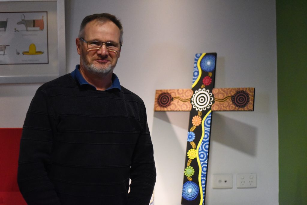 College cross unveiled for NAIDOC Week