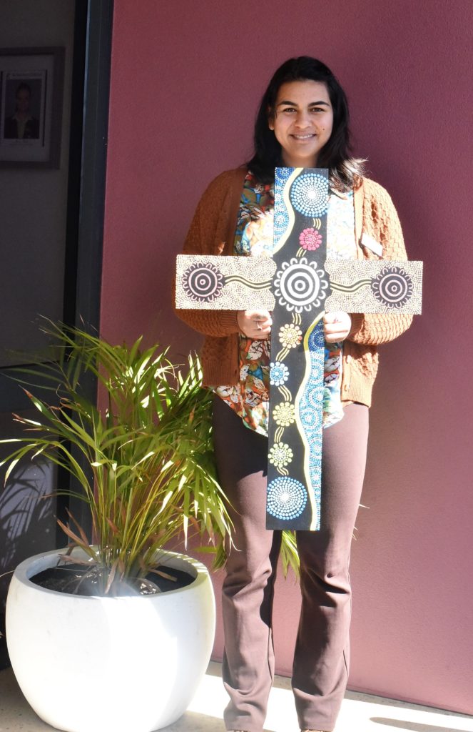 College cross unveiled for NAIDOC Week